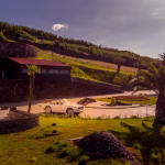 Outdoor spaces with total privacy at Casa Espalamaca, Faial private accommodation, Atlantic Coast views, terrace and garden Azores, total privacy, unique location in Faial