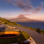 Outdoor spaces with total privacy at Casa Espalamaca, Faial private accommodation, Atlantic Coast views, terrace and garden Azores, total privacy, unique location in Faial