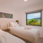 Interior of the Mountain Twin Room at Casa Espalamaca, Faial Azores, Casa Espalamaca Private House, Casa Espalamaca, private house Faial, Faial accommodation, ocean views Faial, Pico Island views, Horta city views, luxury stay Azores, private retreat Faial, Mountain Twin room, Ocean Presidential Suite, Ocean Twin room