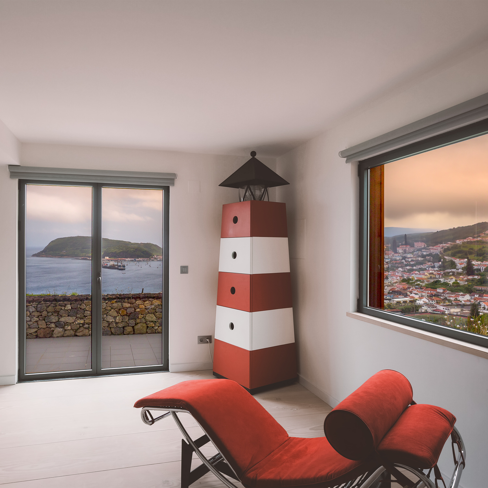 Casa Espalamaca, private Faial accommodation, Atlantic Coast rental, Faial amenities, Horta center, spacious interiors, private stay, Azores villa interior, living room Azores, Living Room Espalamaca