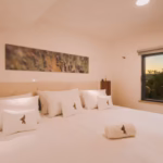Interior of the Mountain Twin Room at Casa Espalamaca, Faial Azores, twin suite Azores, private accommodation Faial, Faial mountain views, Horta city, Atlantic Coast retreat, Mountain Twin Room, Atlantic Coast retreat, Mountain Twin Room Faial, Horta city, twin room Azores, Mountain Twin room Faial